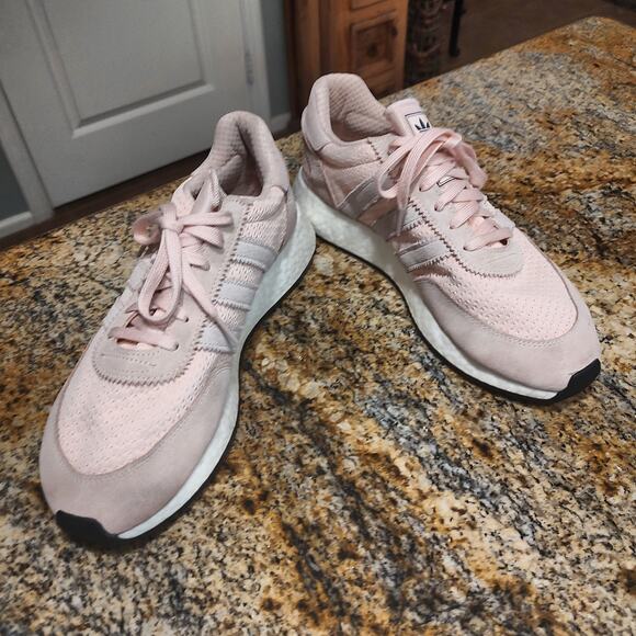 Adidas D96609 Pink Sneakers Size 10M Icey Pink